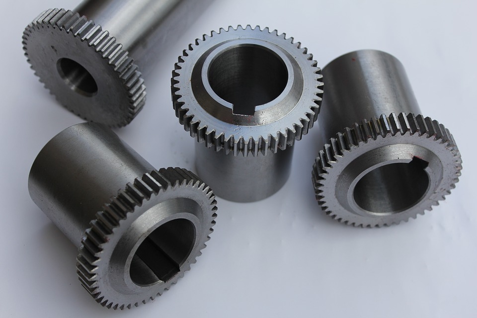 CNC machining in progress