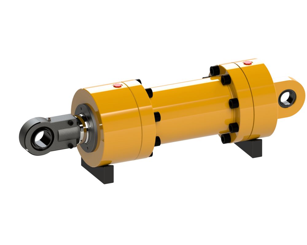 Hydraulic cylinder assembly on the shop floor