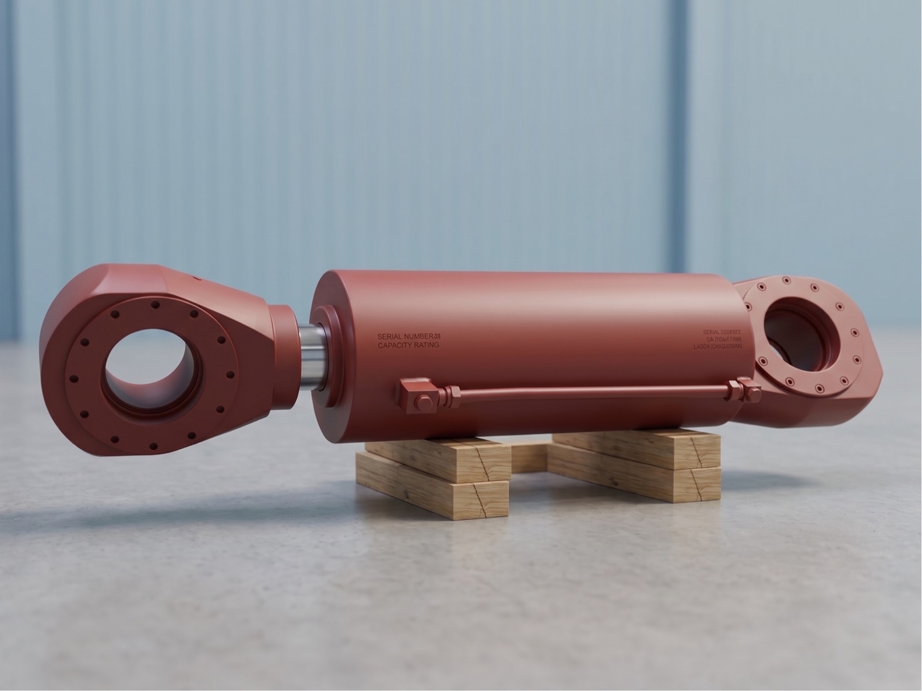 Double-acting hydraulic cylinder built at the Kundli works